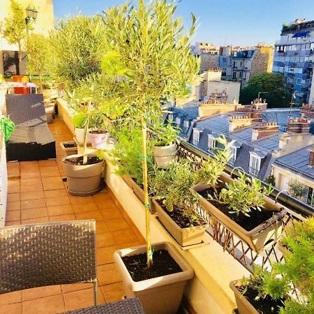 Ferienwohnung Eiffel Tower Terrass Paris Exterior foto